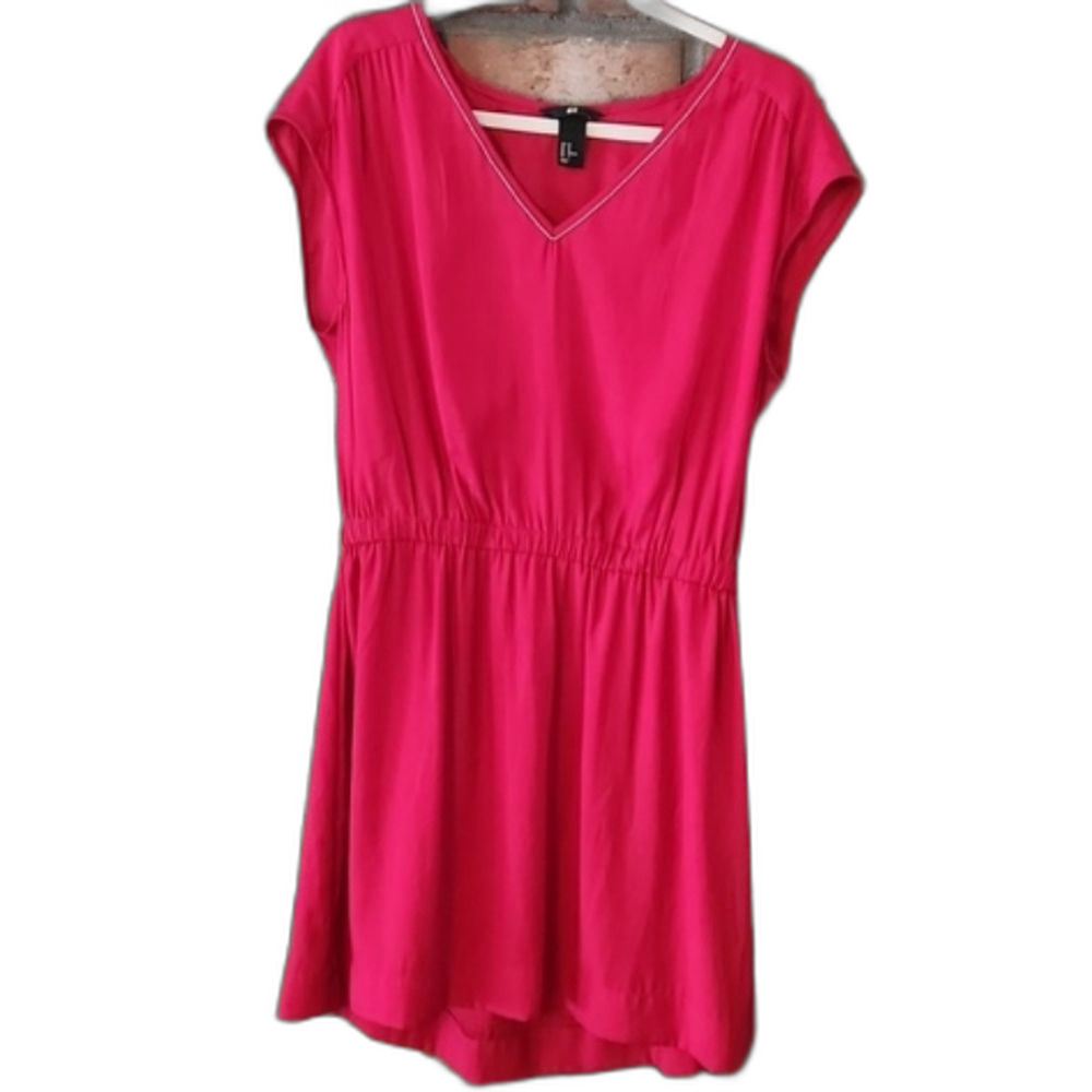 H&M silky red cocktail dress